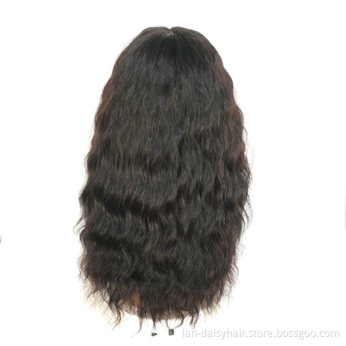 Wholesale Raw Indian  Hair Lace Frontal Wig Women Curly Wig Full Swiss Lace Front Closure Human Hair Wig